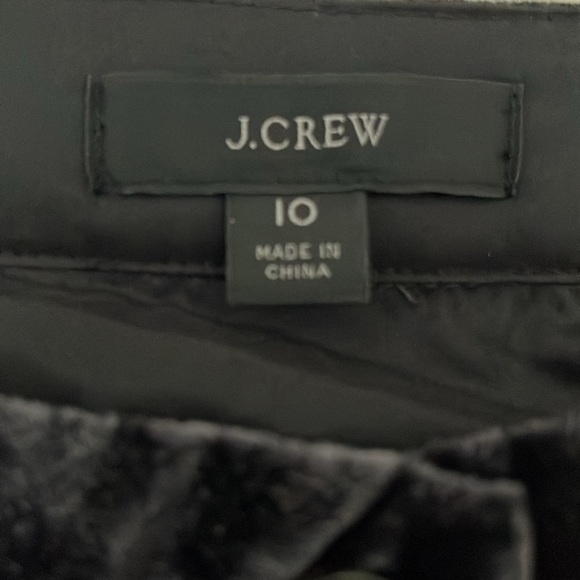 J crew NWNT Polyester Velvet Holiday Dress, Tag sz10 fit sz 8 - Picture 3 of 6